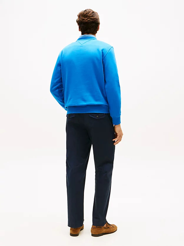 Logo Embroidery Fleece Sweatshirt