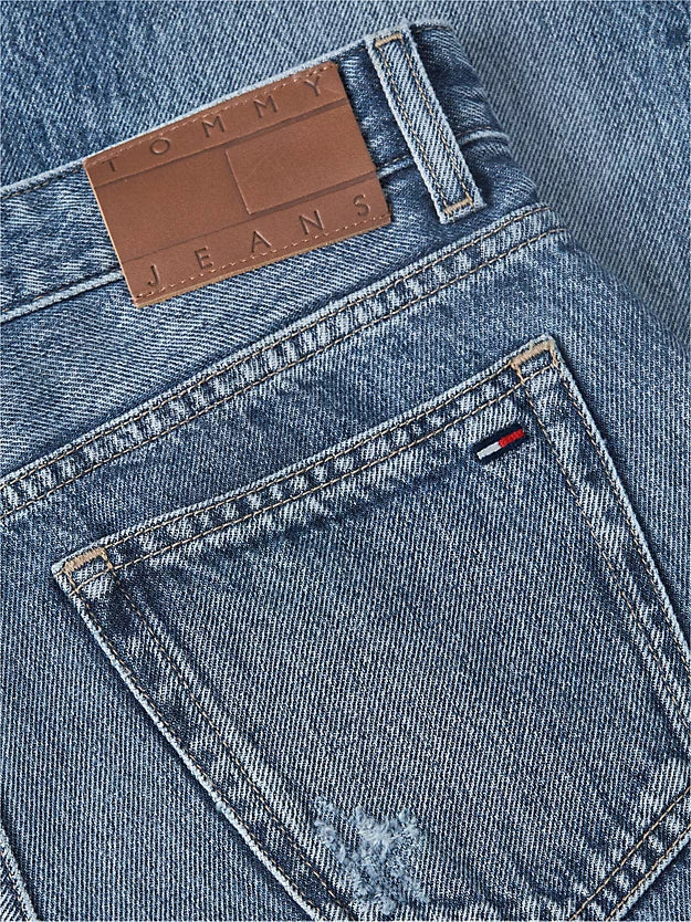Vintage Mid Rise Slim Straight Jeans