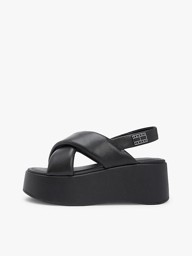 Padded Strap Wedge Sandals