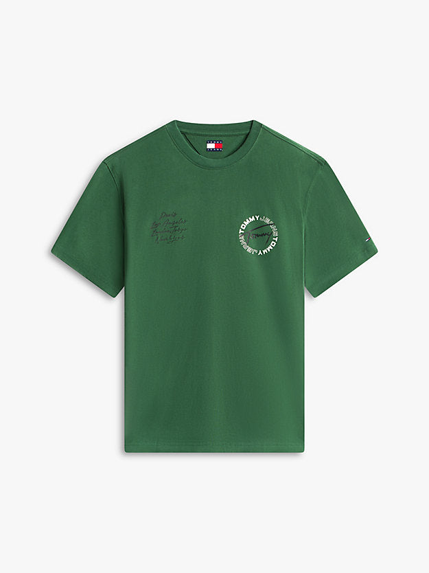 Circular Back Logo Relaxed T-Shirt