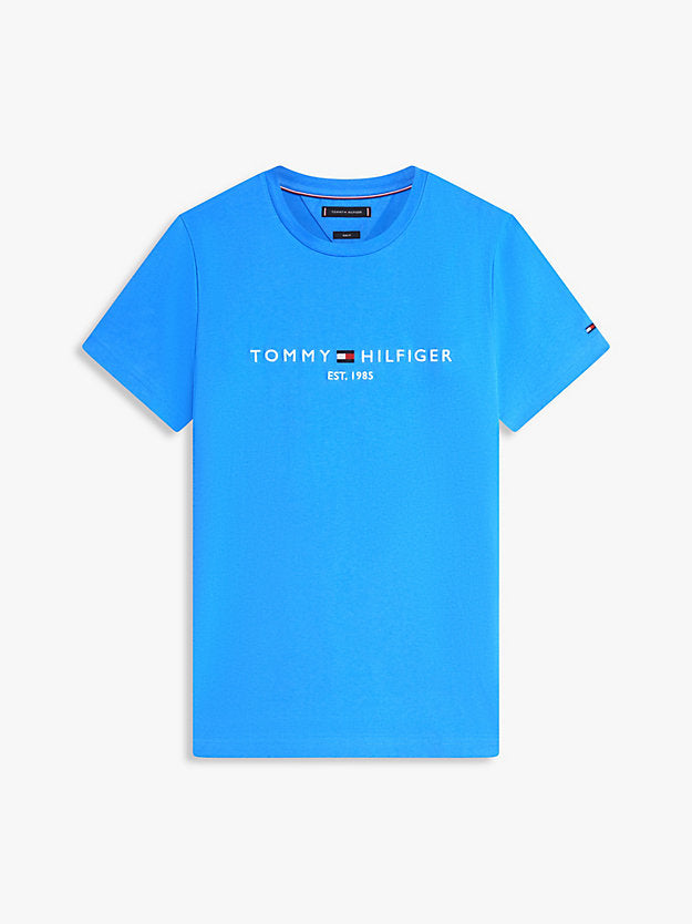 Logo Embroidery Slim Jersey T-Shirt