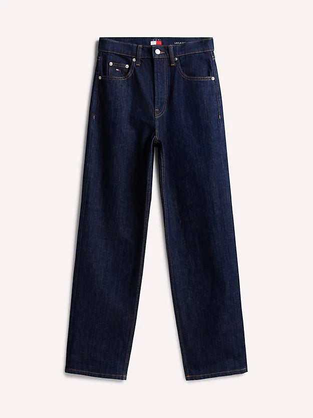 High Rise Slim Straight Leg Jeans
