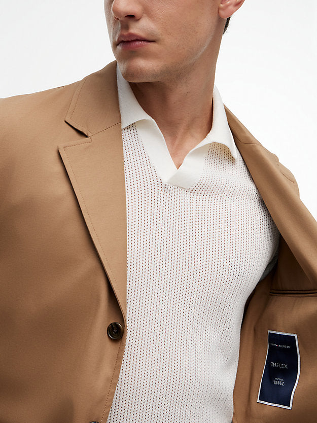 Flex Regular Fit Single Breasted Blazer