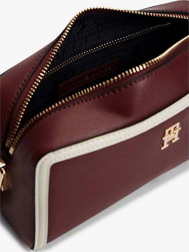 Colour-Blocked Monogram Crossbody Camera Bag