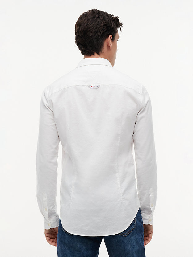 Stretch Oxford Cotton Slim Fit Shirt
