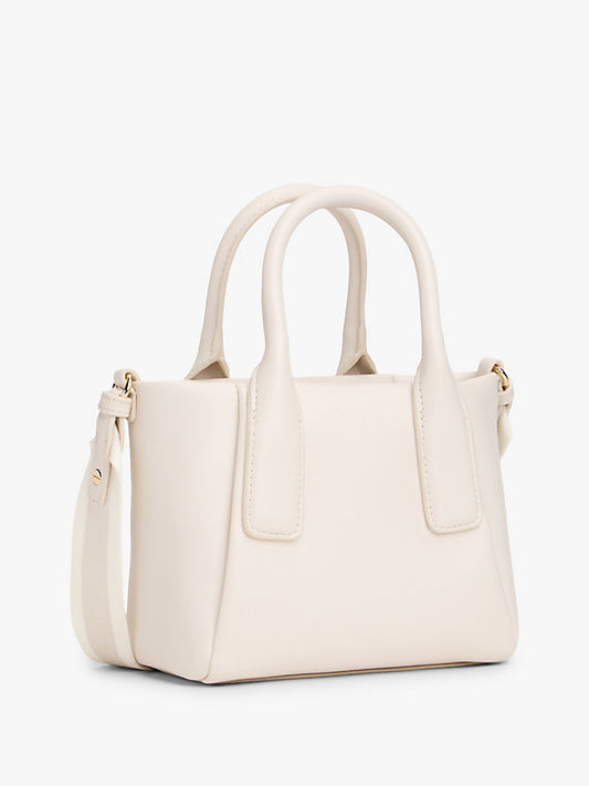 Essential Metallic Logo Crossbody Tote Bag