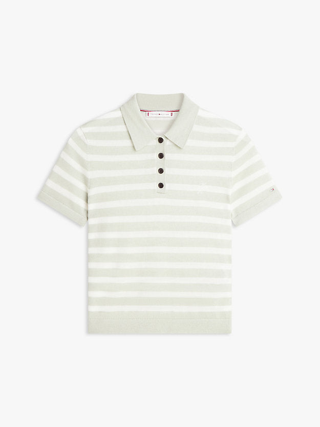 Short Sleeve Polo Jumper WiSilk