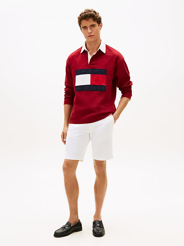 Denton Straight Fit Belted Chino Shorts