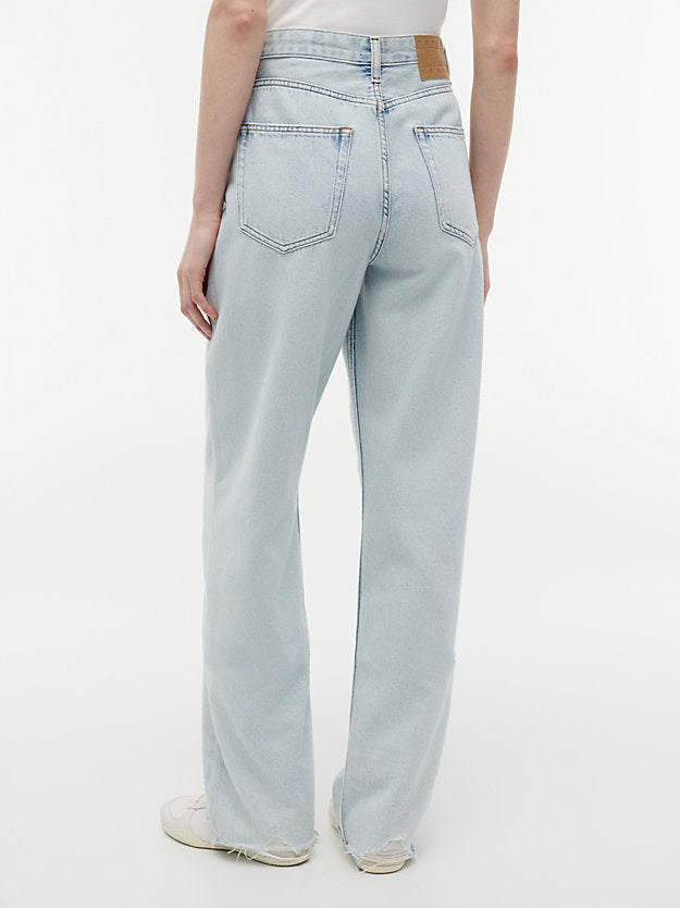 High Rise Slim Straight Jeans