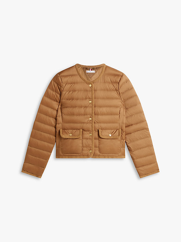 Water Repellent Lightweight Down Slim Jacket