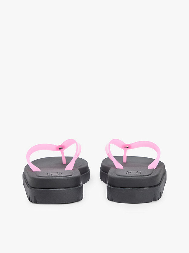 Jelly Cleat Wedge Flip-Flops