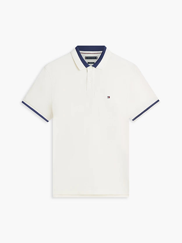 Regular Fit Colour-Blocked Collar Polo Shirt