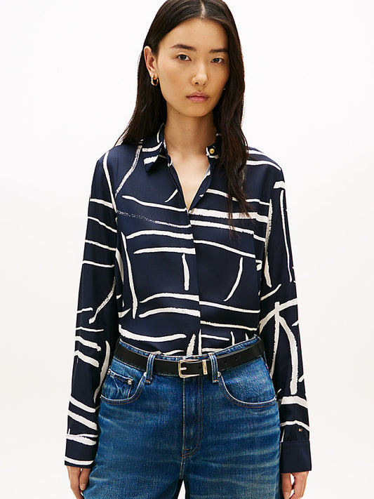 Regular Fit Gold-Tone Button Shirt