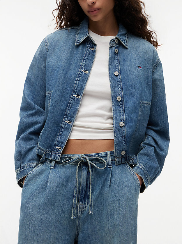 Drawstring Loose Wide Leg Jeans WiLinen