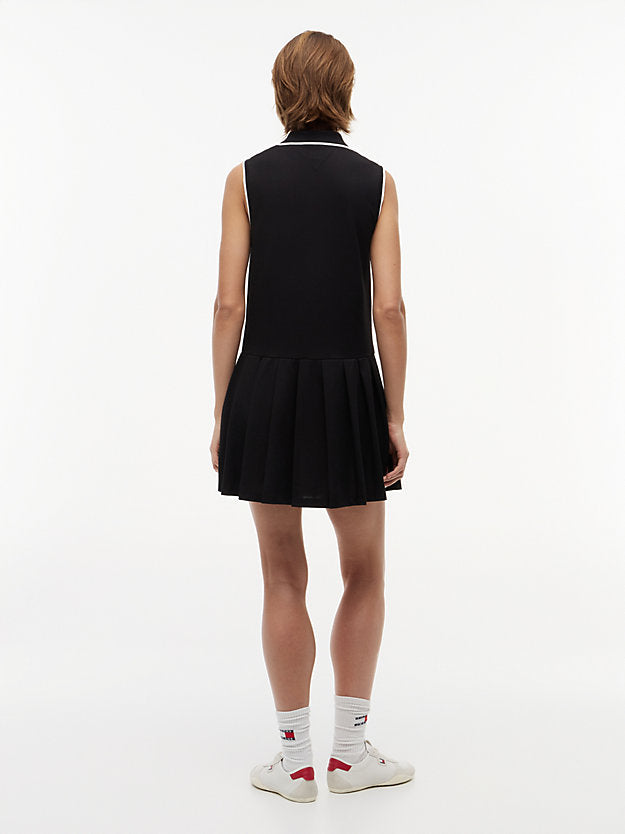 Badge Pique Mini Polo Dress
