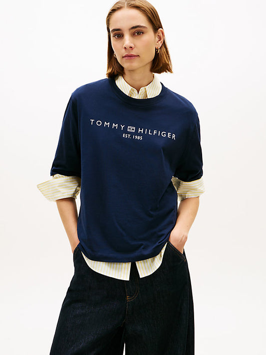 Logo Relaxed Crew Neck T-Shirt