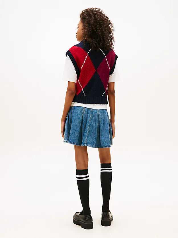 Argyle Sweater Vest WiAlpaca