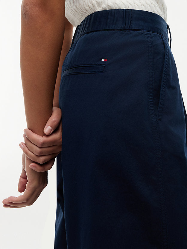 Washed Barrel Leg Chinos