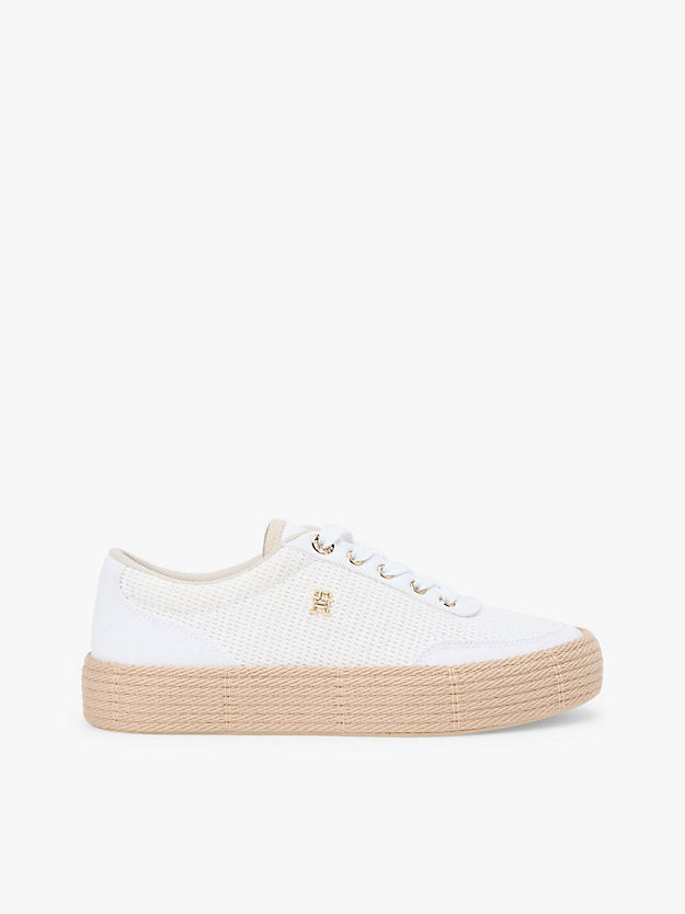 Monogram Canvas Rope Platform Trainers