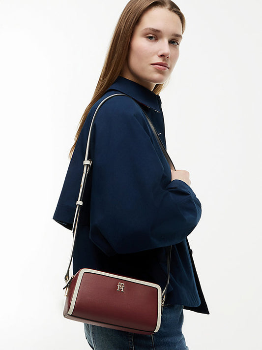 Colour-Blocked Monogram Crossbody Camera Bag