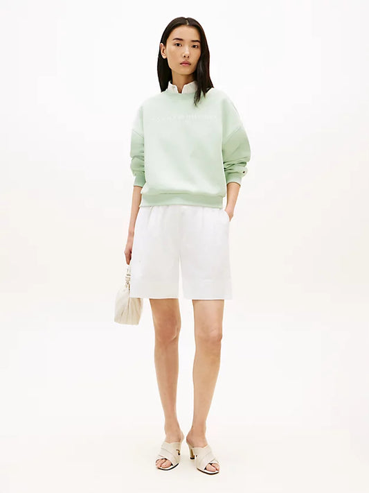 Logo Relaxed Fleece Sweatshirt