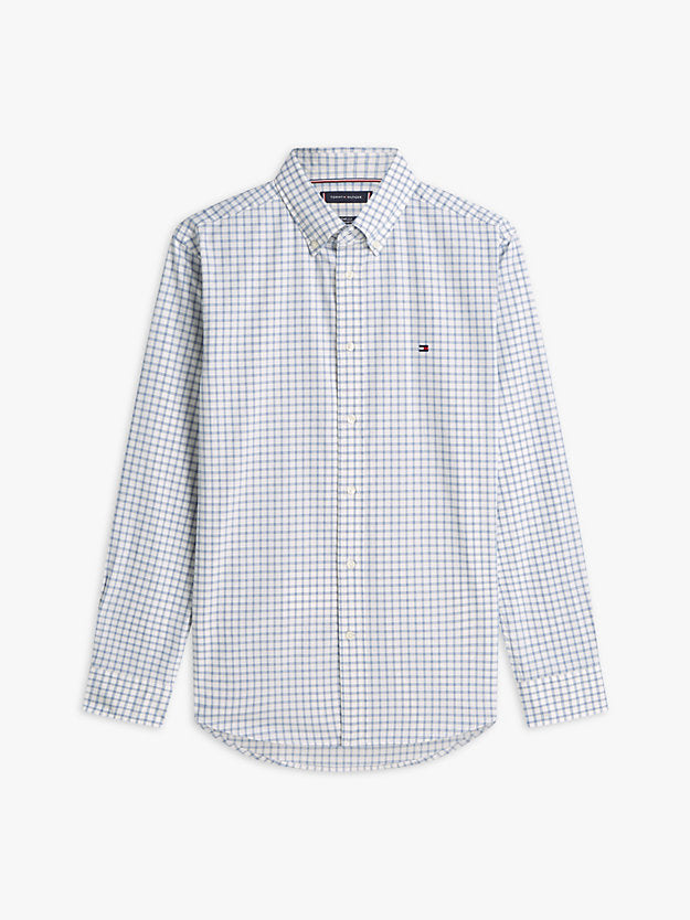 Flex Regular Fit Check Poplin Shirt
