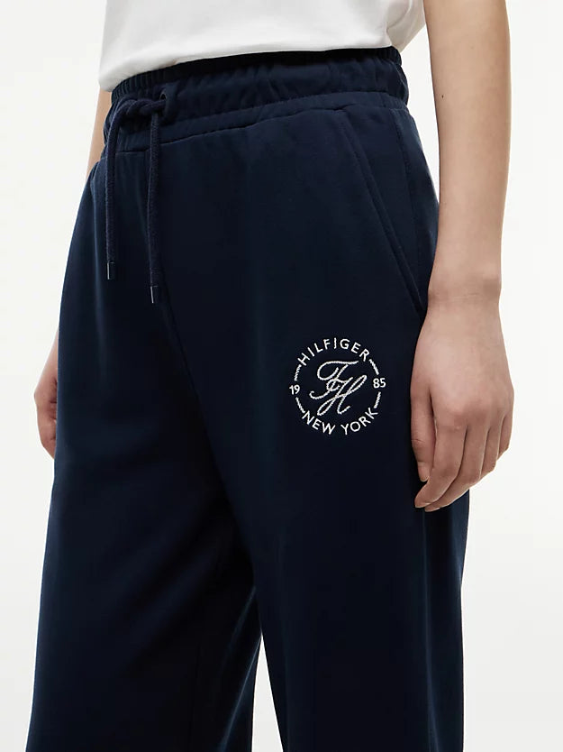 Logo Straight Drawstring Joggers