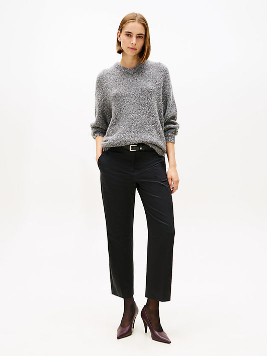 Festive Wool Blend Relaxed V-Neck Jumper