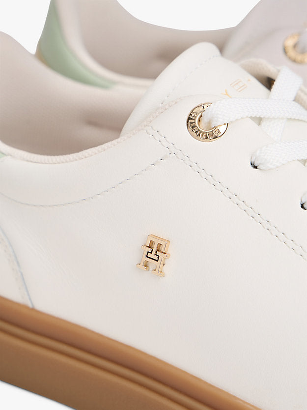 Monogram Leather Trainers