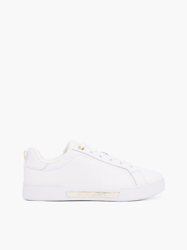 Leather Cupsole Court Trainers