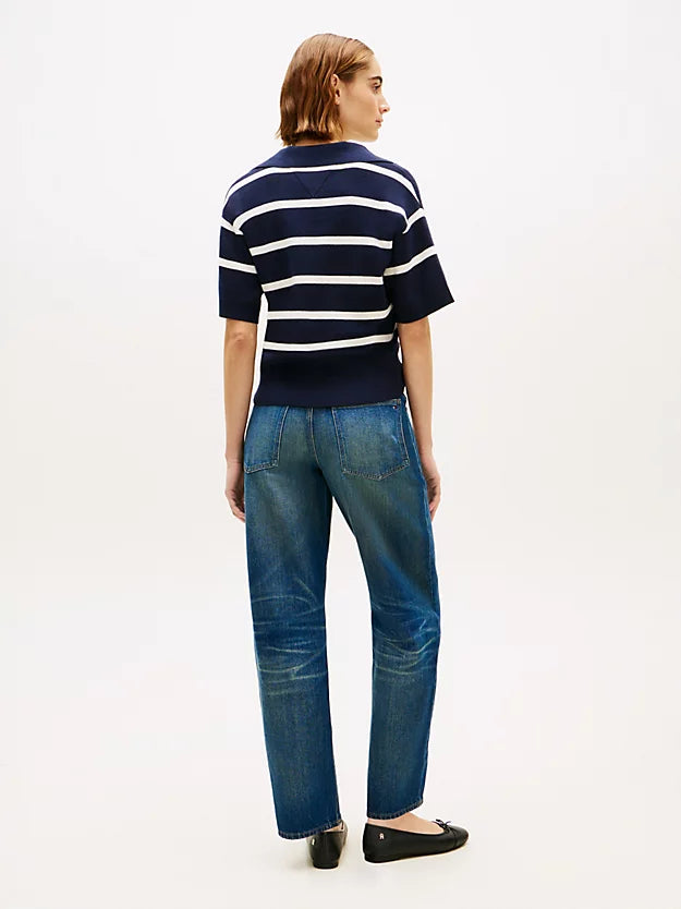 Premium Knit Relaxed Polo Jumper