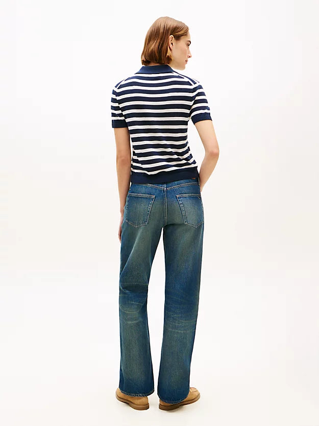 Short Sleeve Polo Jumper WiSilk