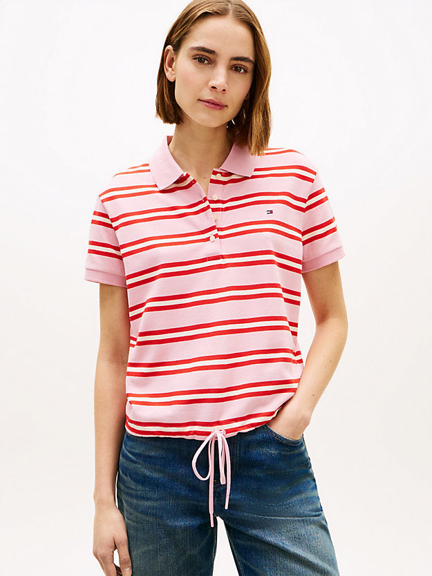 1985 Regular Fit Tie Front Polo Shirt