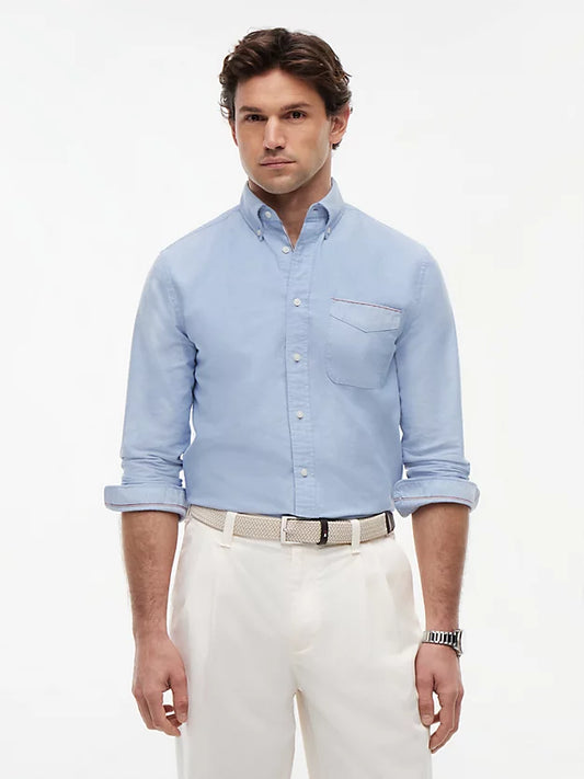 Regular Fit Signature Trim Oxford Shirt