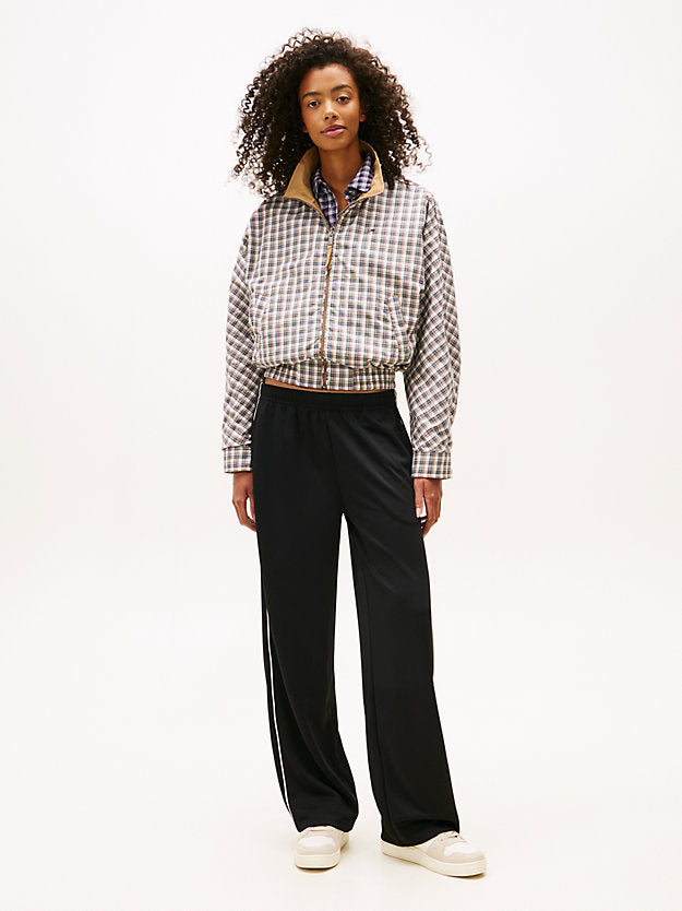 Badge Interlock Knit Relaxed Joggers