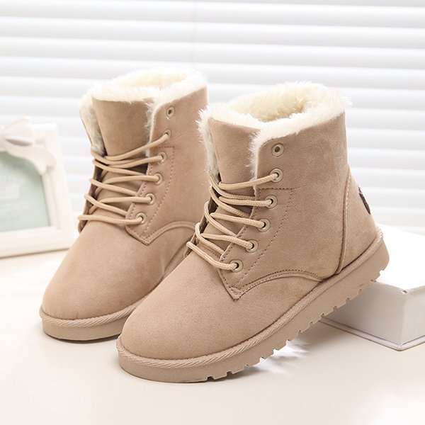 Bottes de neige douillettes pour femme