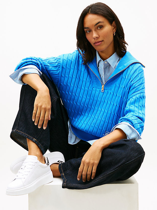 Leather Cupsole Platform Trainers