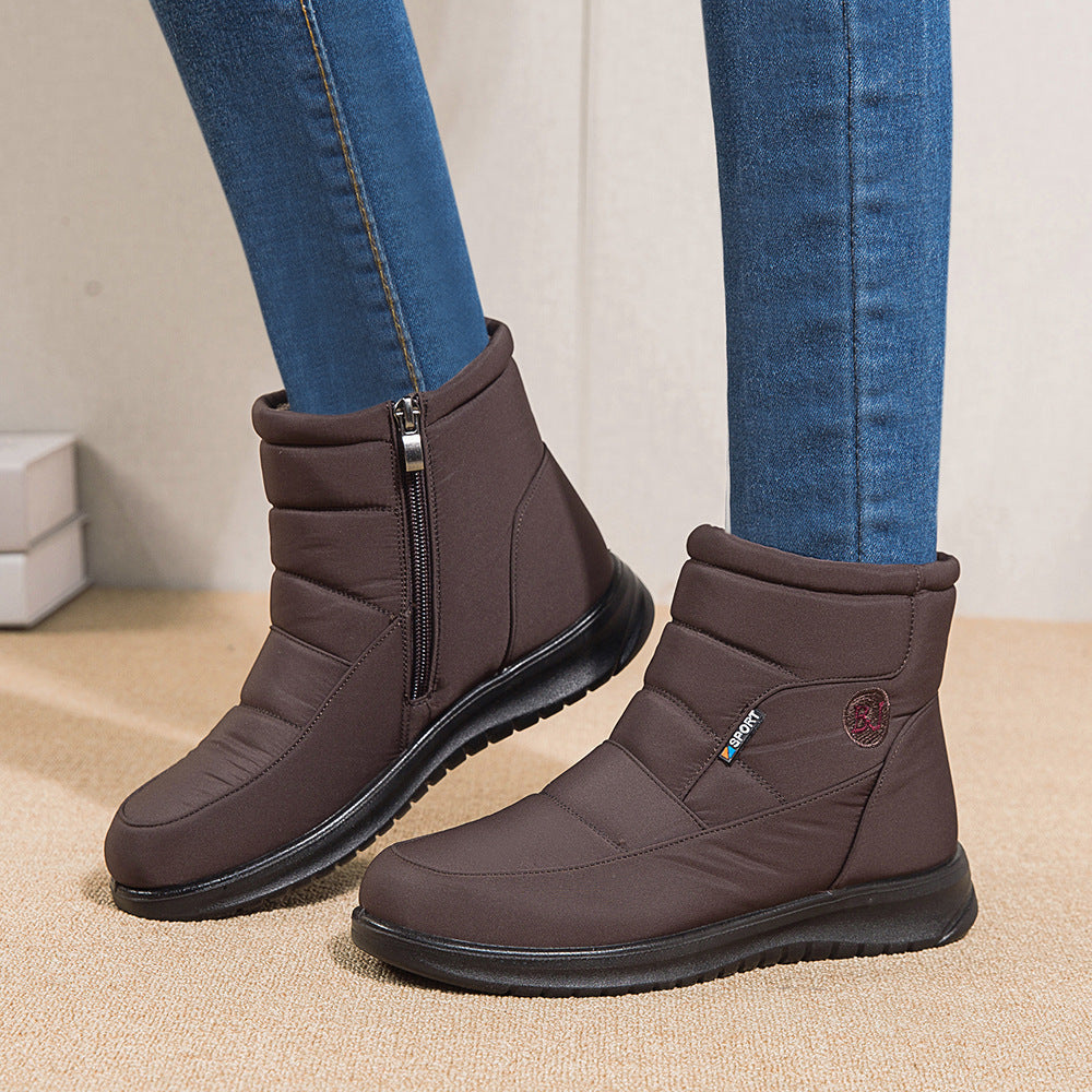 Damen Winter Wasserdichte Schneestiefel