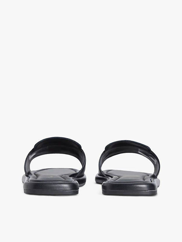 Monogram Horsebit Flat Leather Mules