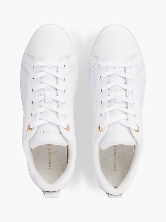 Leather Cupsole Court Trainers