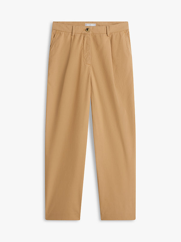 Washed Wide Leg Trousers