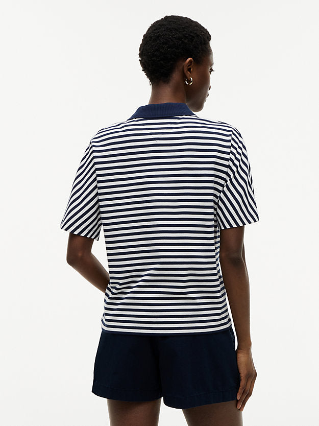 Regular Fit Gold-Tone Button Polo Shirt