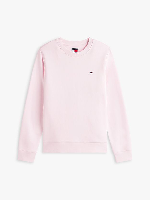 Flag Embroidery Brushed Fleece Sweatshirt