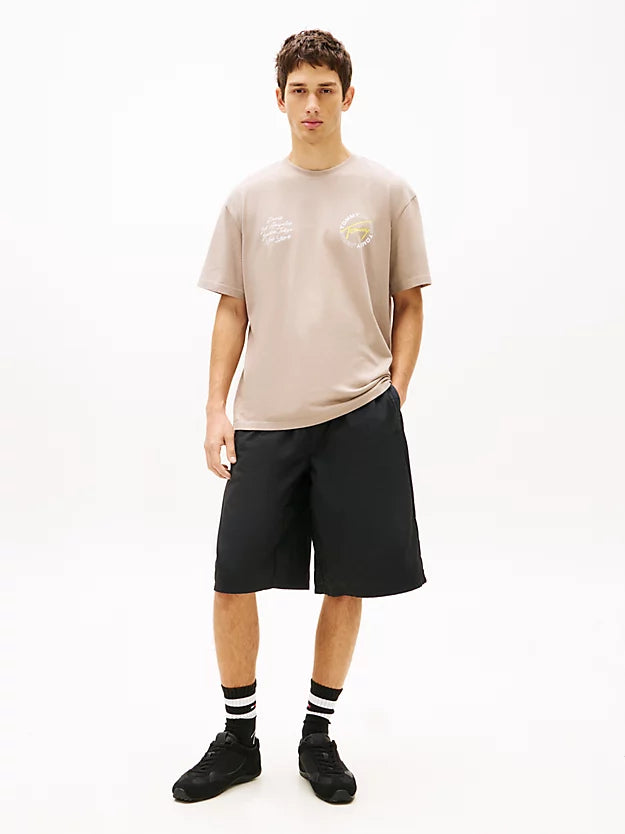 Circular Back Logo Relaxed T-Shirt