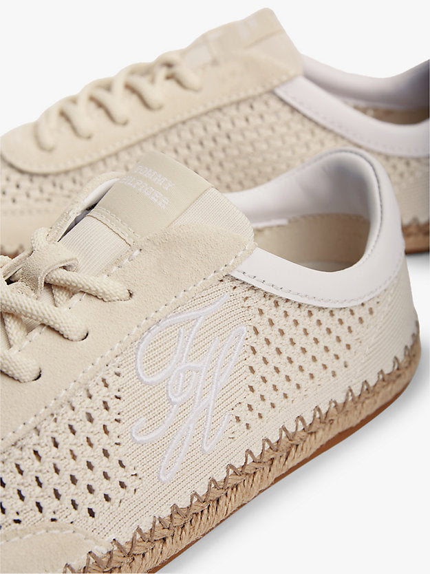 Logo Rope Midsole Knit Trainers