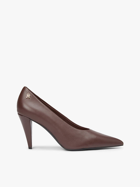 Leather Monogram High Heels