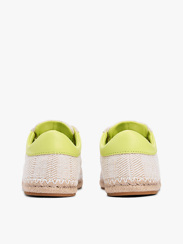 Woven Logo Embroidery Rope Trainers