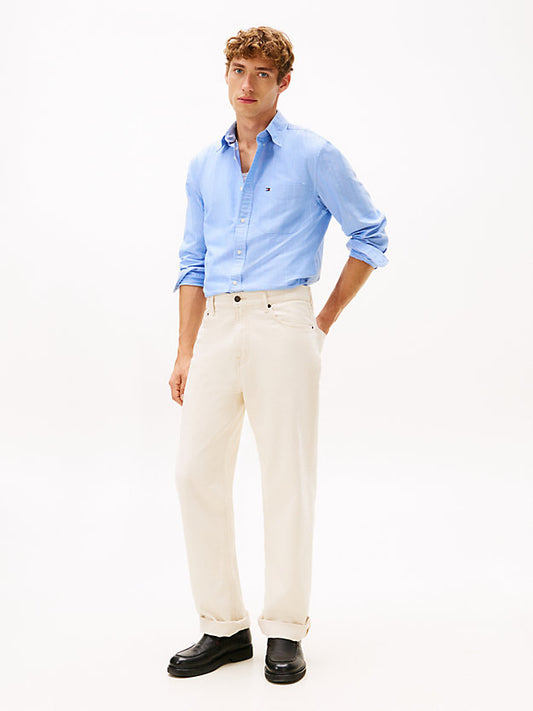 Regular Fit Pinstripe Oxford Shirt