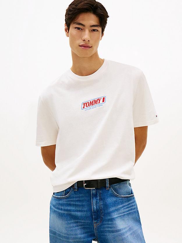 90s Logo Embroidery Jersey T-Shirt
