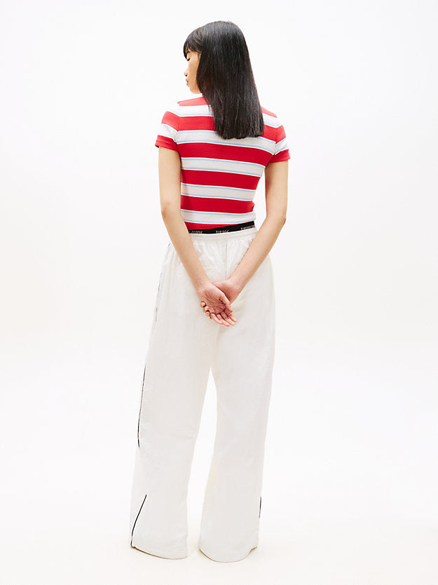 Repeat Logo Tape Wide Leg Joggers